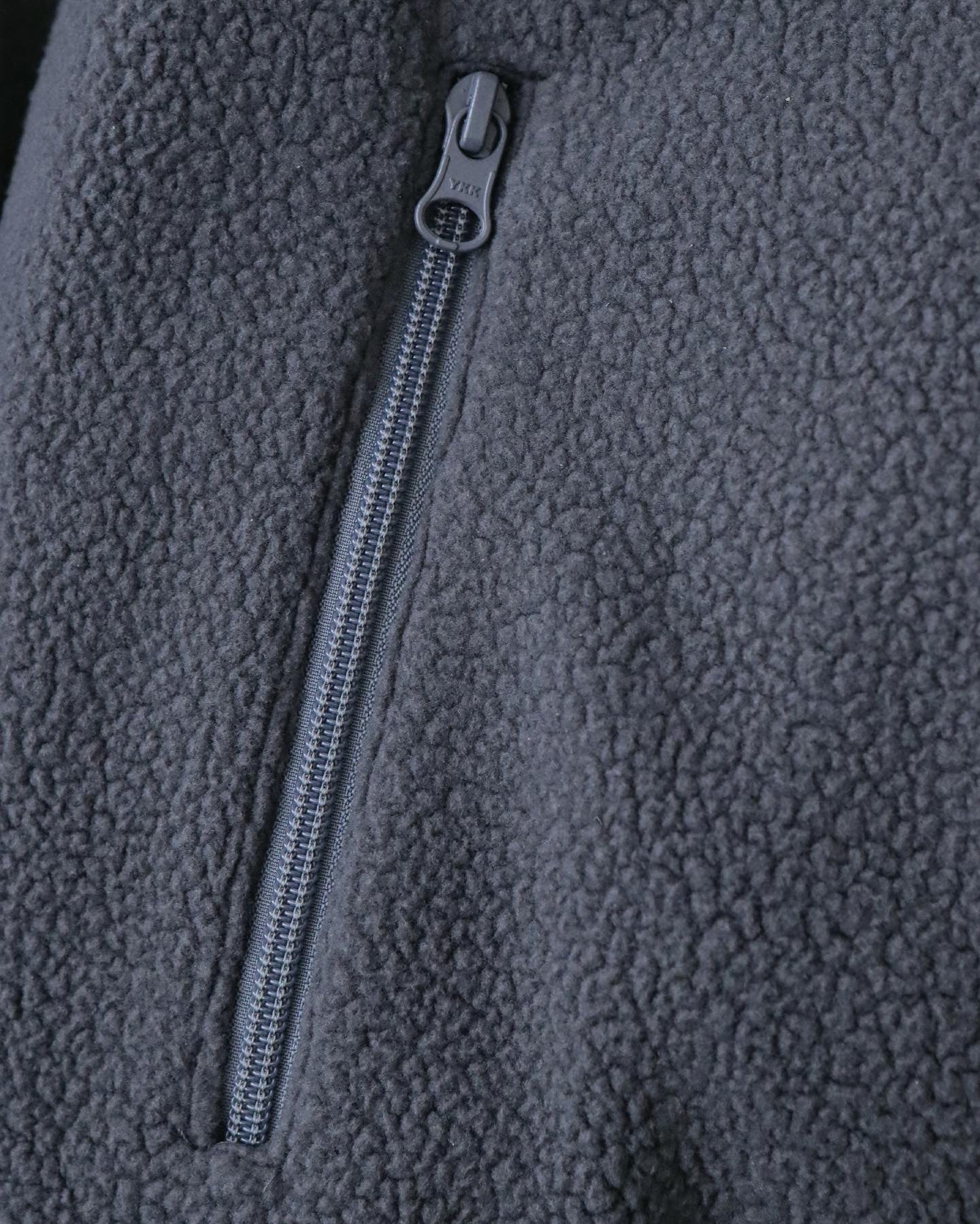 POLARTEC FLEECE STAND COLLAR BLOUSON