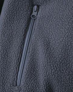 POLARTEC FLEECE STAND COLLAR BLOUSON
