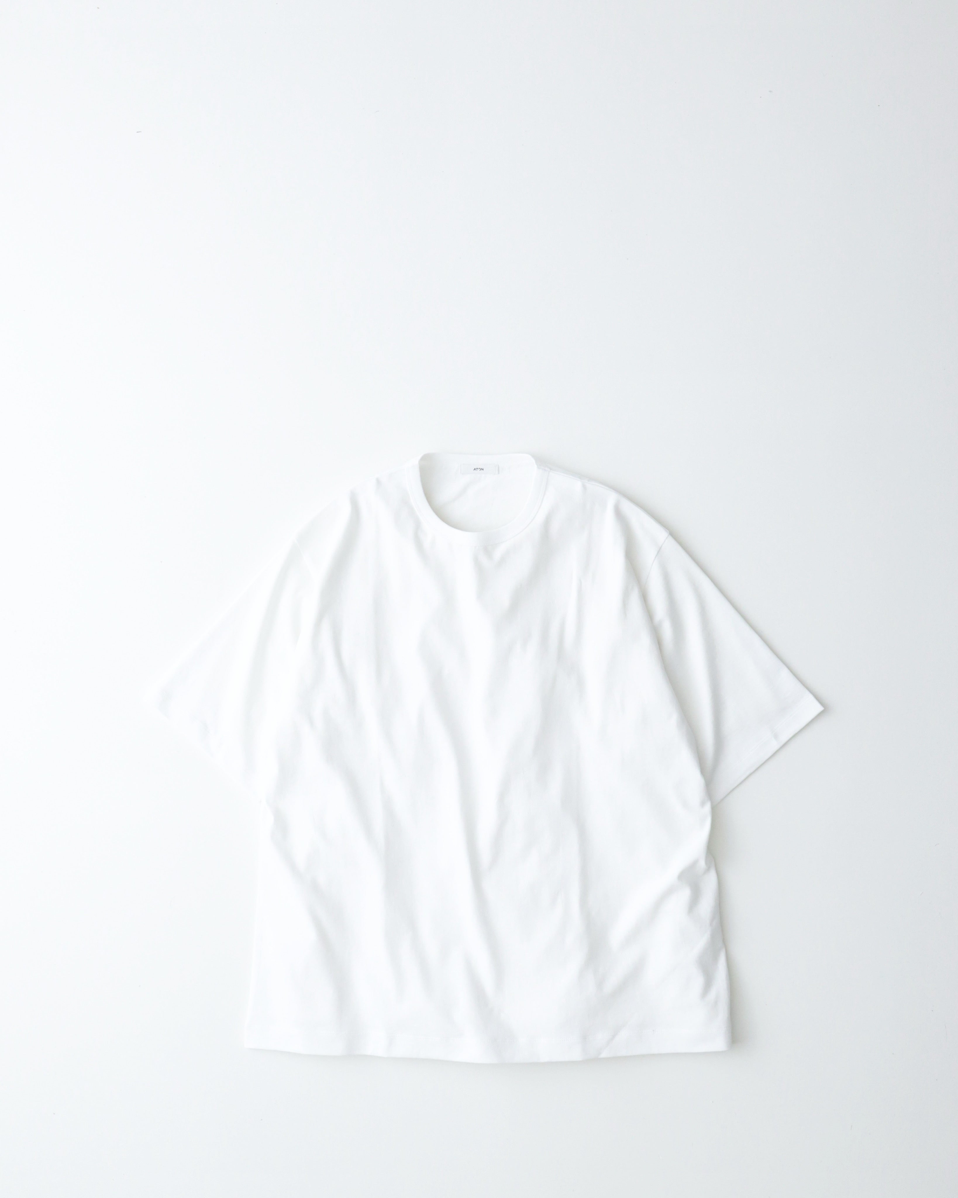 DRY COTTON JERSEY CREW NECK T-SHIRT
