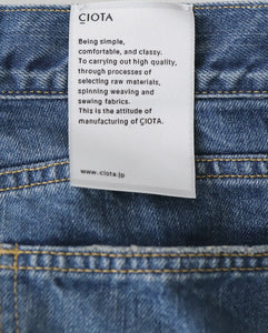 WIDE TAPERED 5 POCKET PANTS