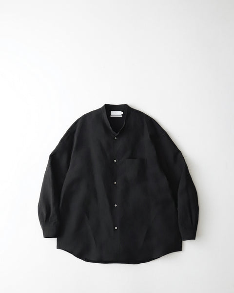 Graphpaper LINEN CUPRO L/S OVERSIZED BAND COLLAR SHIRT – NCNR