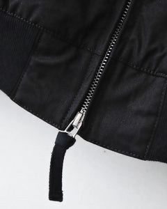 COTTON SERGE×NYLON TWILL BLOUSON