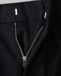 COMPACT WOOL 3TUCKED WIDE PANTS（WOMEN）