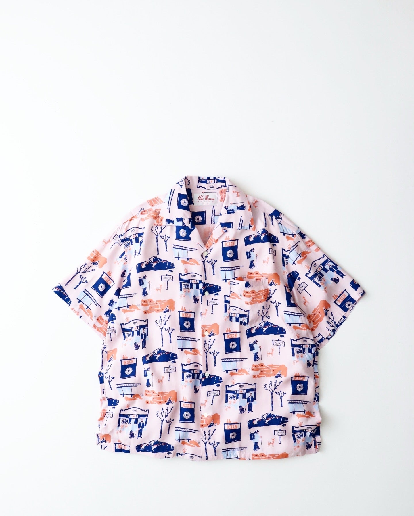 SOUVENIR SHIRT LOS ANGELES LIGHT PINK