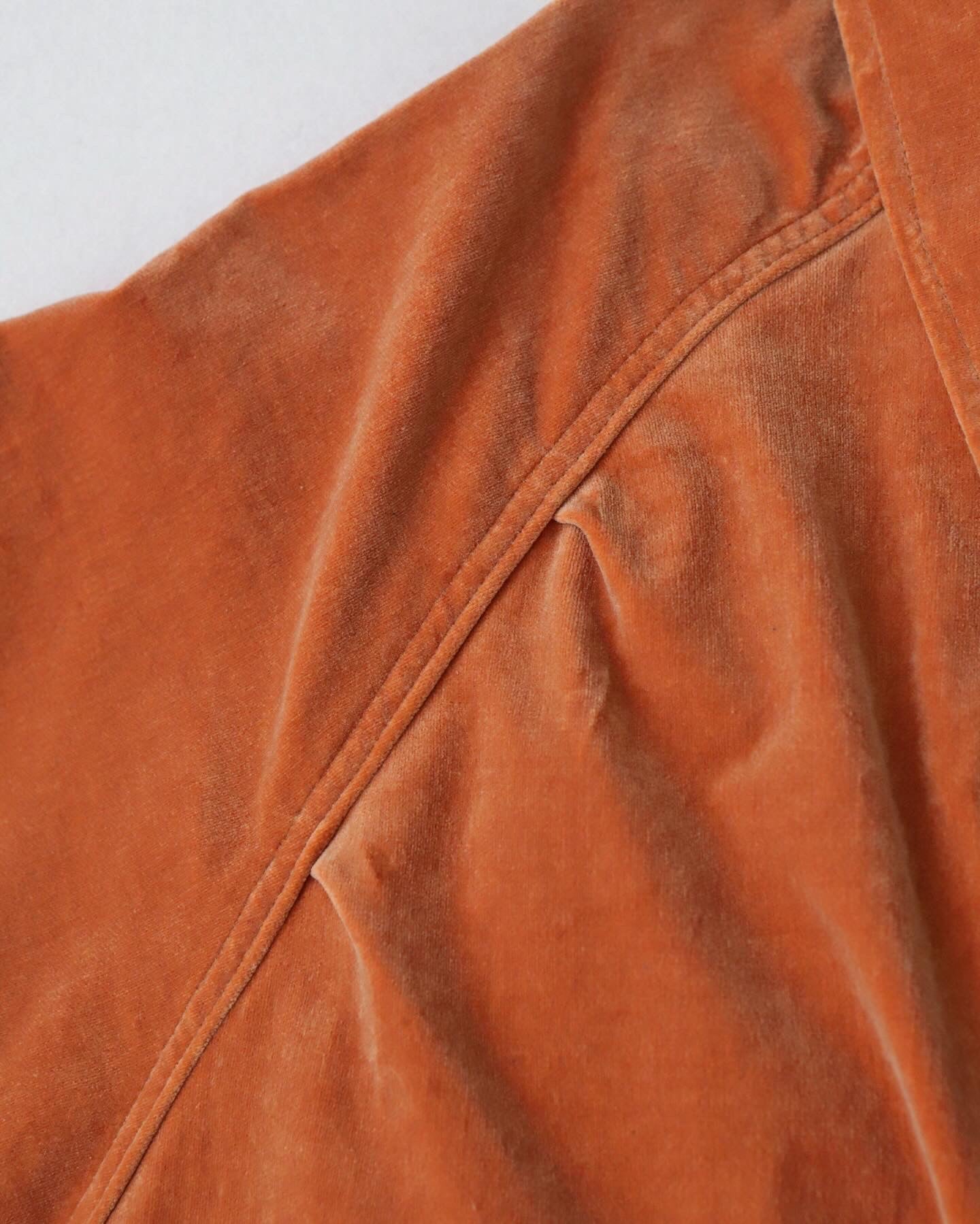 BLOUSON VELVET ORANGE