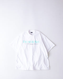 CORPORATE PRINTED S/S TEE ”FRESH＆SRV.”