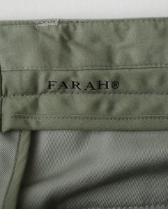 OUT TUCK WIDE TAPERED PANTS