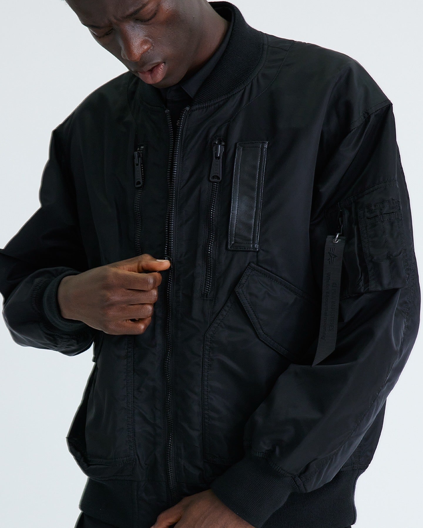 ジャケット・アウター WHITE MOUNTAINEERING TESTSAMPLE MA-1 JKT White Mountaineering x Alpha Industries MA-1 Jacket Release