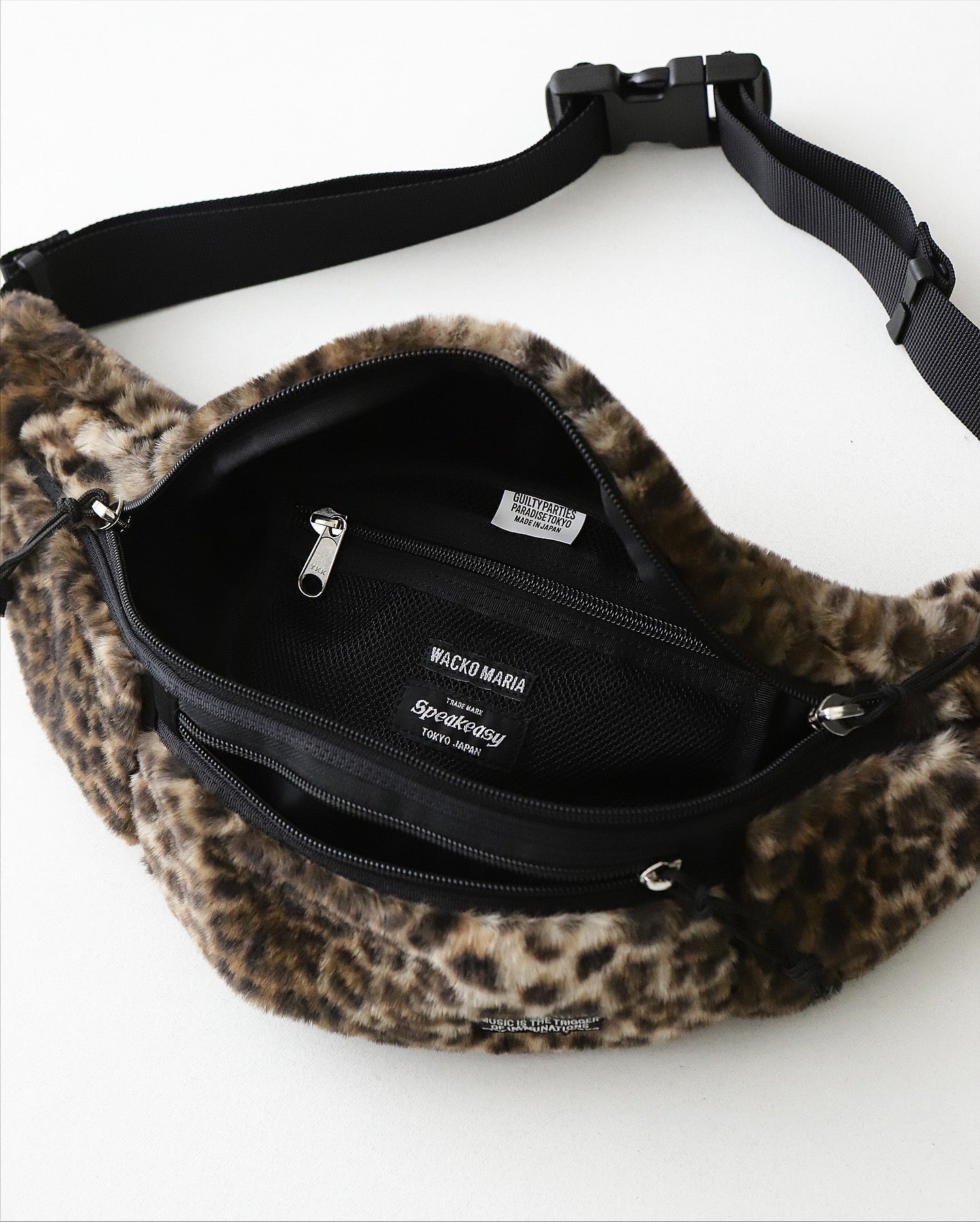 WACKO MARIA SPEAK EASY / LEOPARD FAUX FUR WAIST BAG – NCNR ONLINE