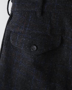 WOOL CHECK PANTS