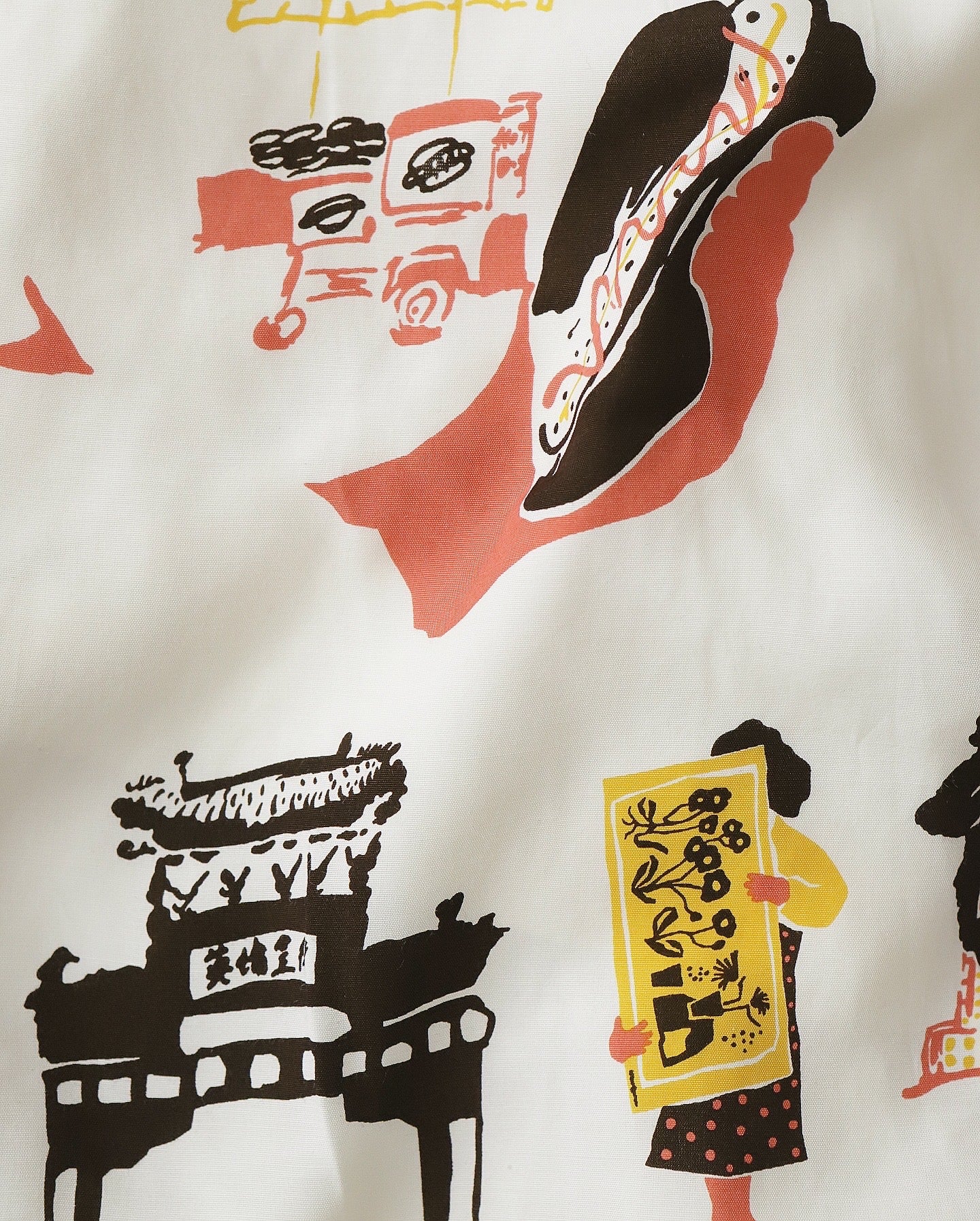 SOUVENIR SHIRT LOS ANGELES LIGHT BEIGE