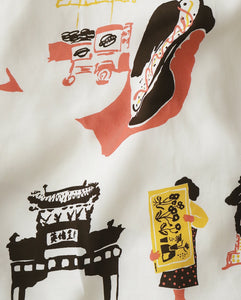 SOUVENIR SHIRT LOS ANGELES LIGHT BEIGE