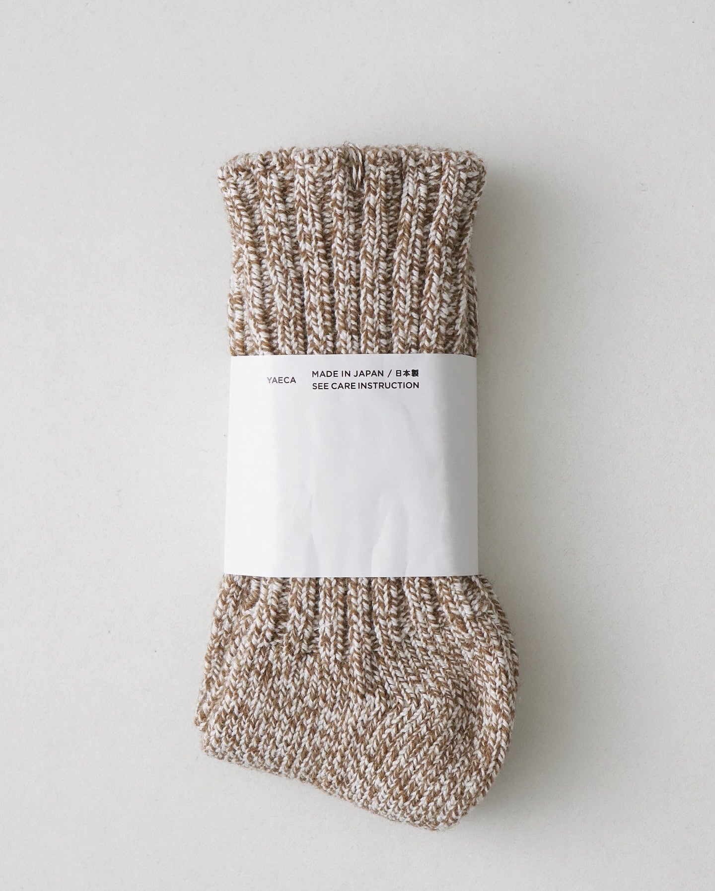 COTTON WOOL RIB SOCKS