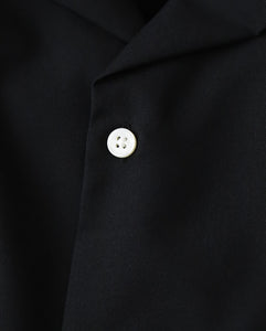 RE-ENGINEERED OVERSHIRT SHORT SLEEVE BLACK