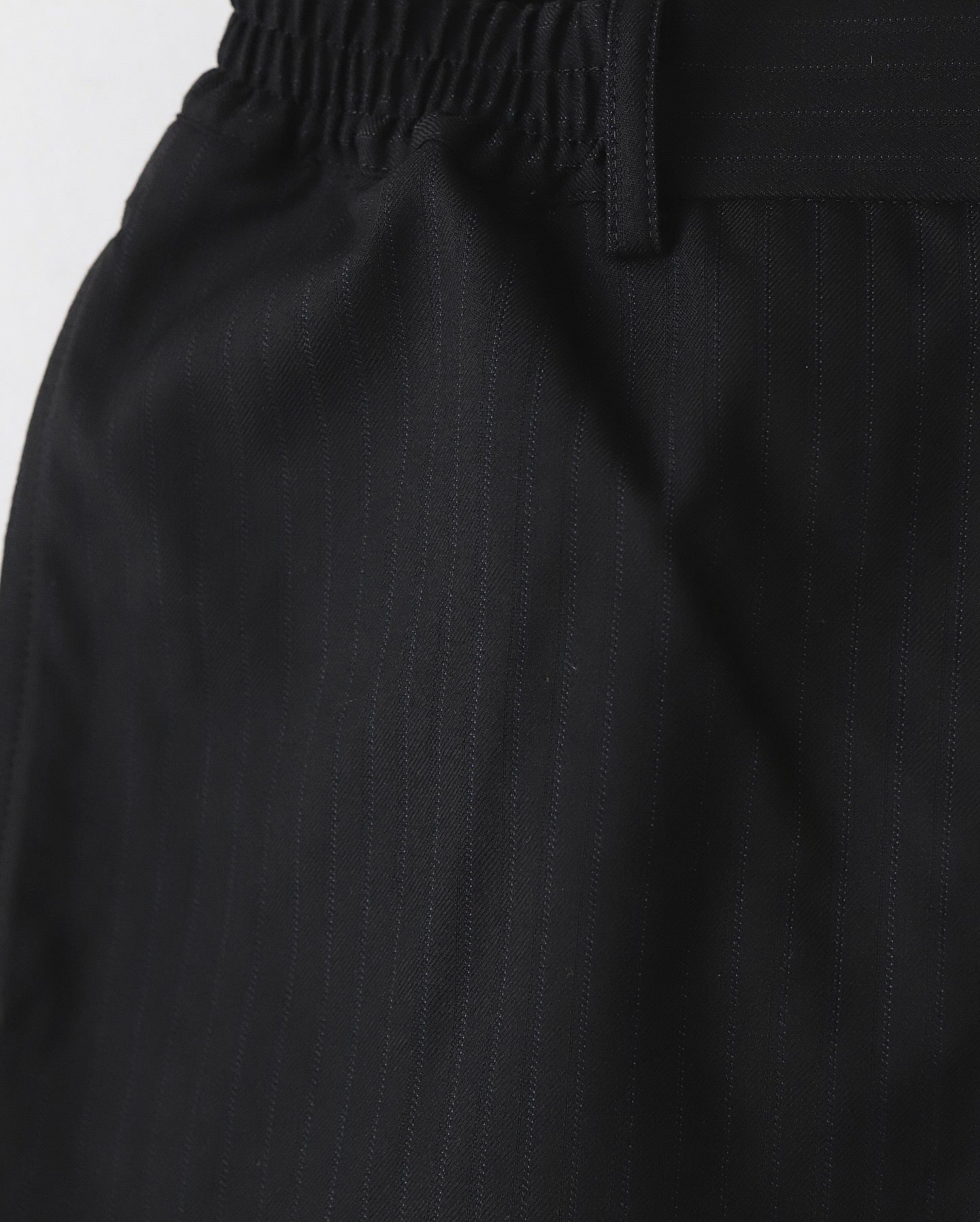 WOOL TWILL STRIPE PANTS