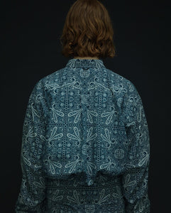 W's TECH BUTTON DOWN SHIRTS L/S PAISLEY