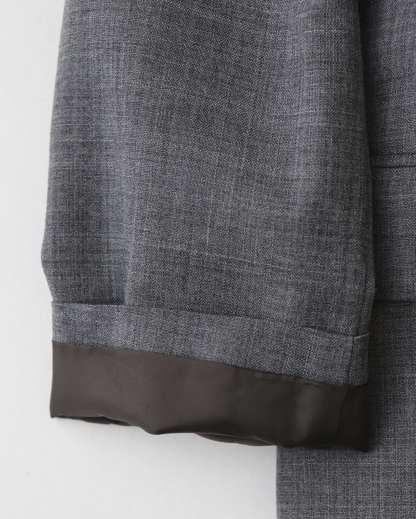 TECHNO WOOL ETERMIN COLLARLESS JACKET（WOMEN）
