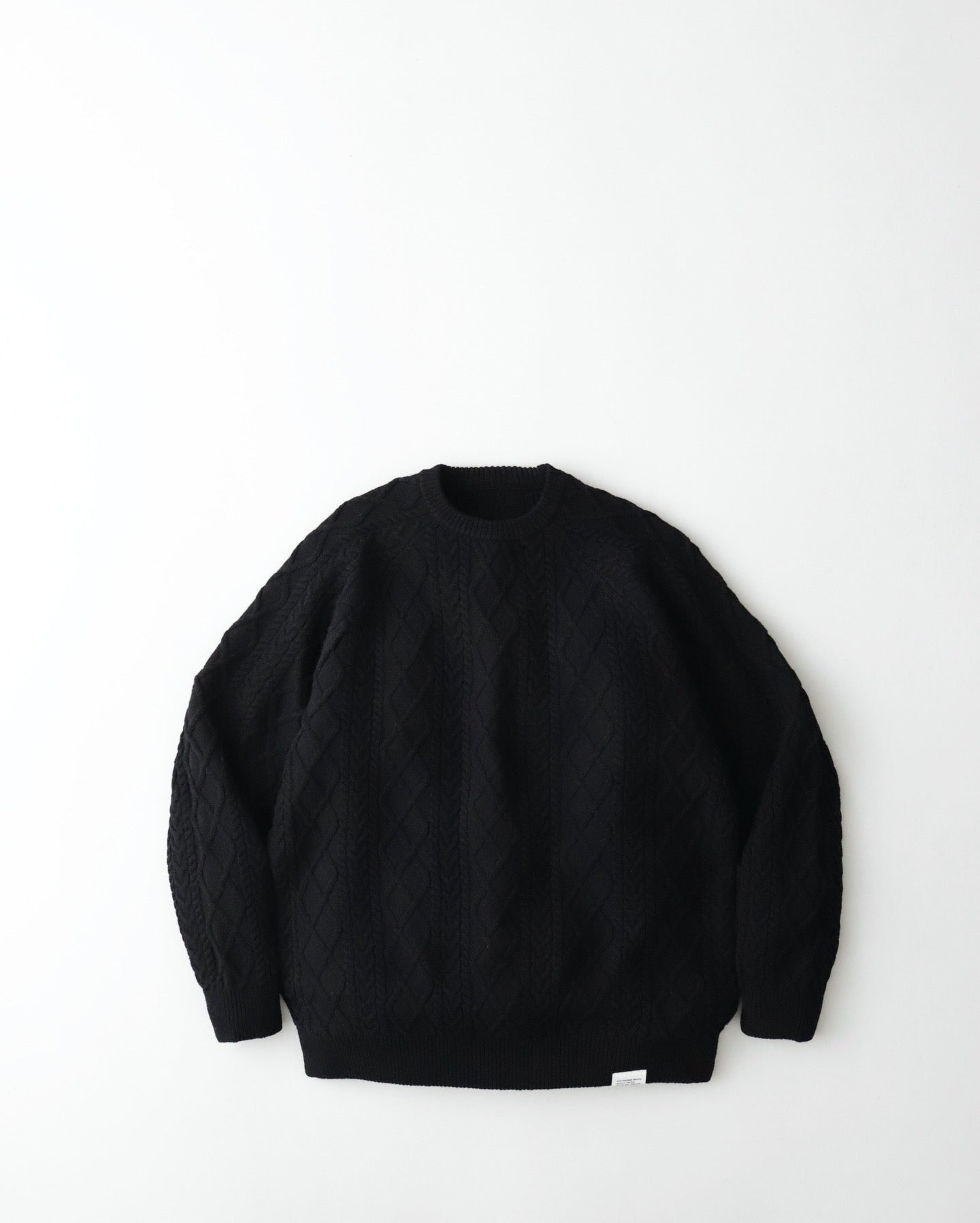 SHETLAND WOOL x SOLOTEX® TECH FISHERMAN SWEATER