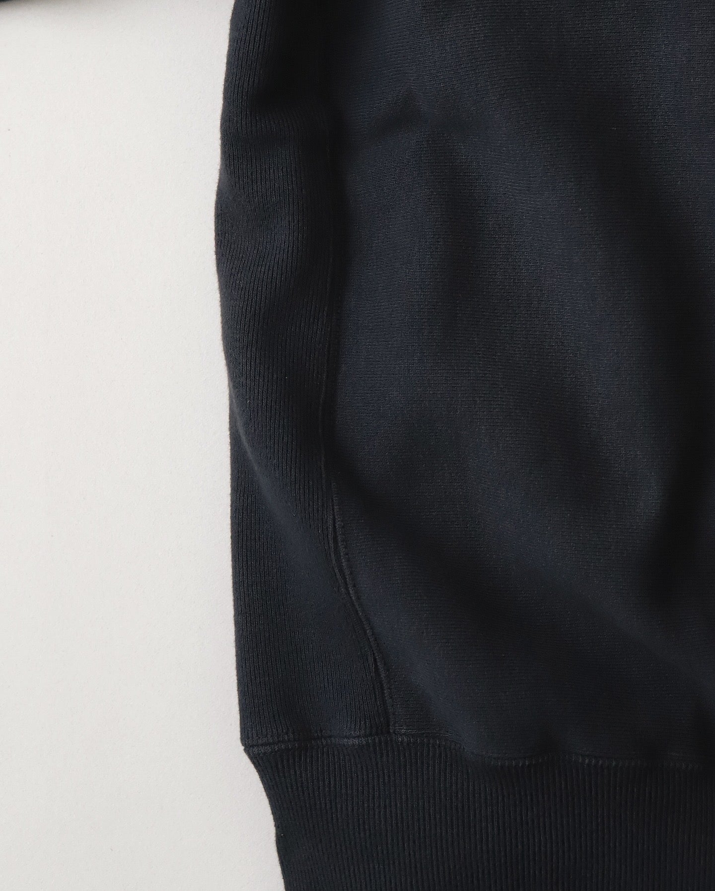 VINTAGE HALF ZIP RIB COLLAR SWEATSHIRT
