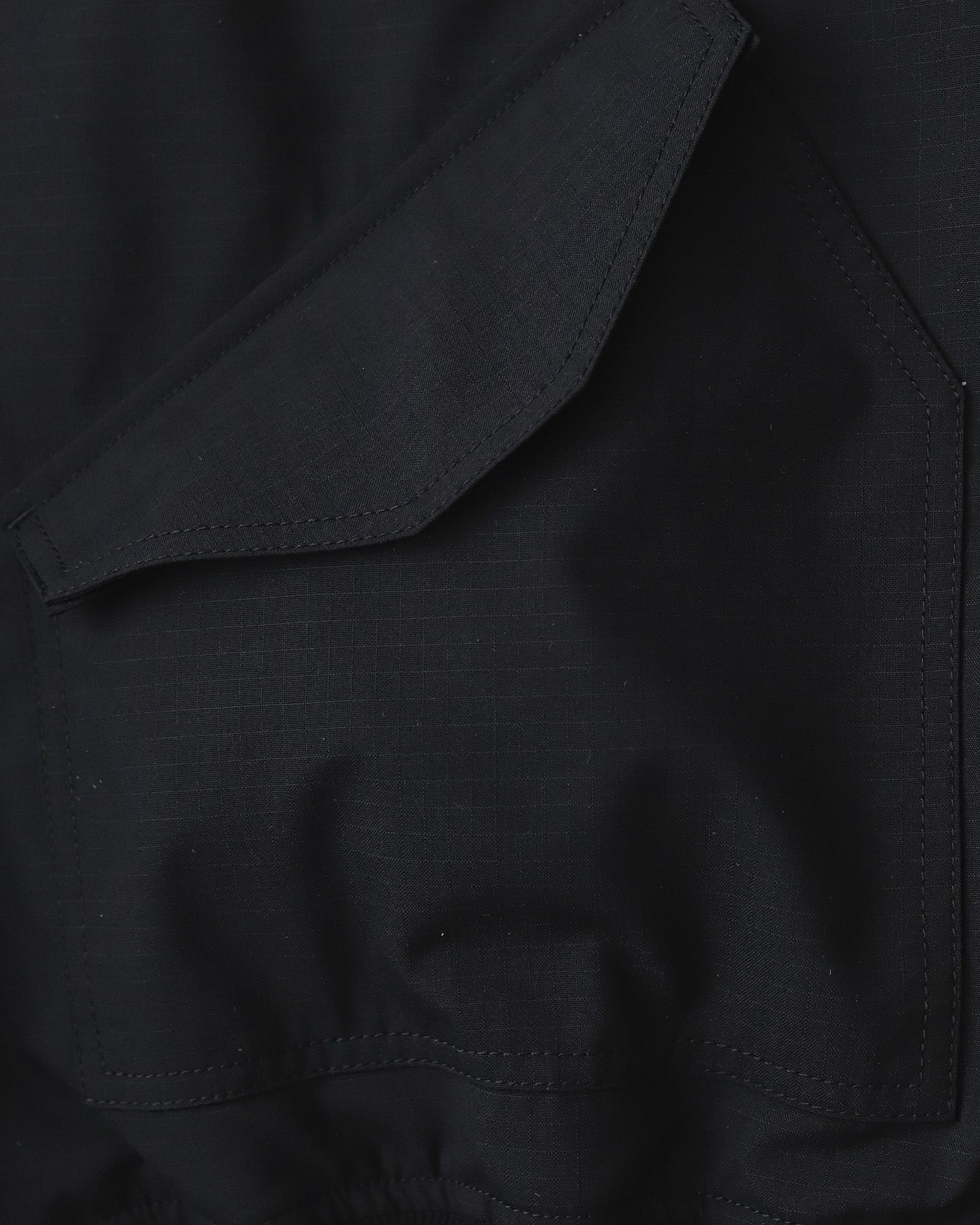 POLYESTER WOOL RIPSTOP BLOUSON