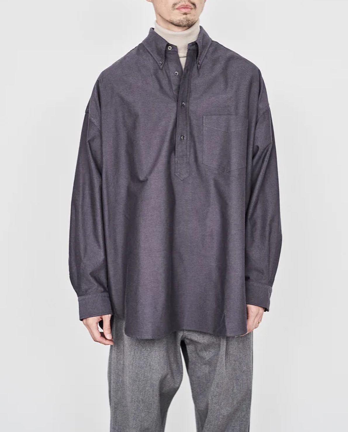 OXFORD OVERSIZED B.D PULLOVER SHIRT