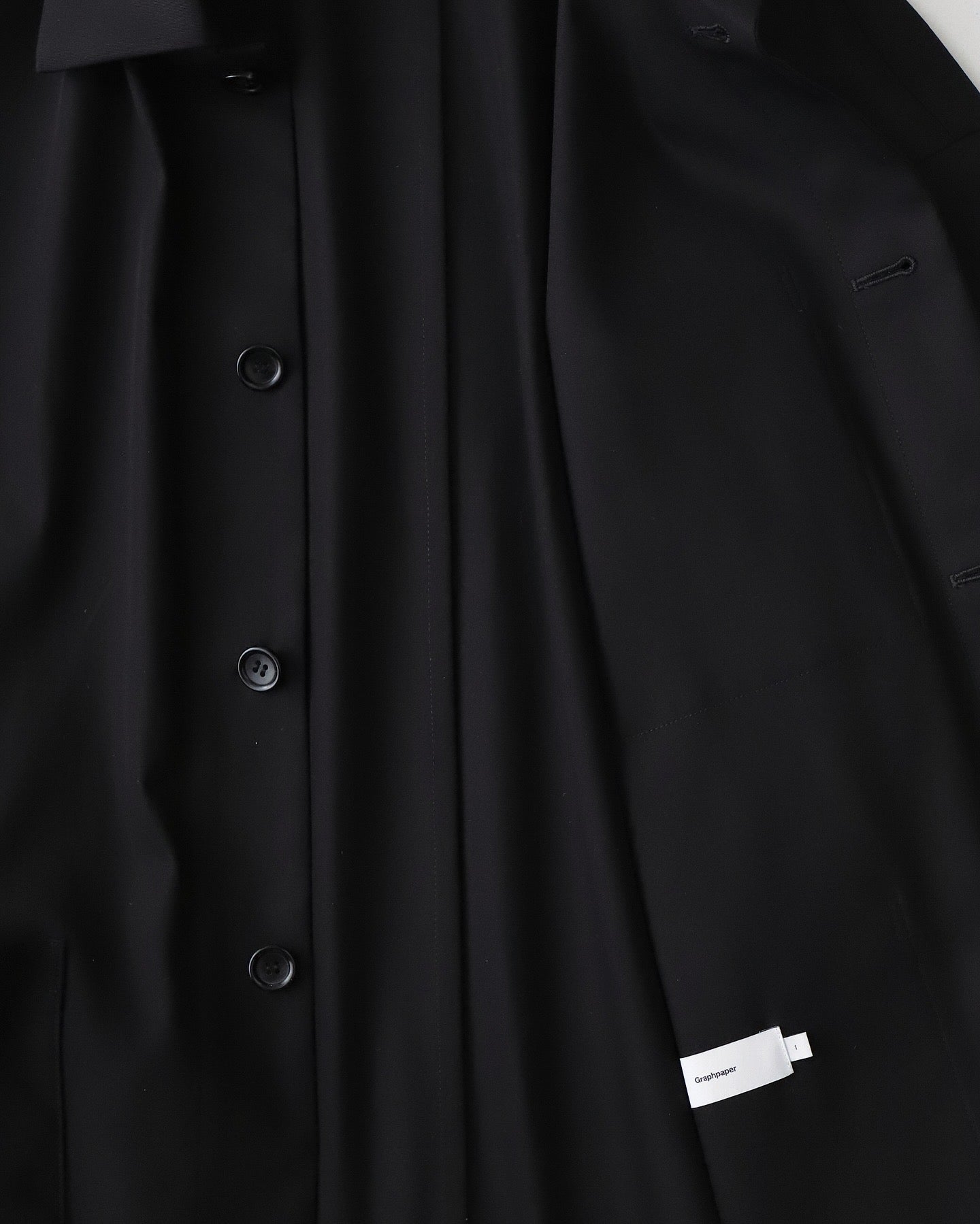 HIGH TWIST GABARDINE COVERALL JACKET