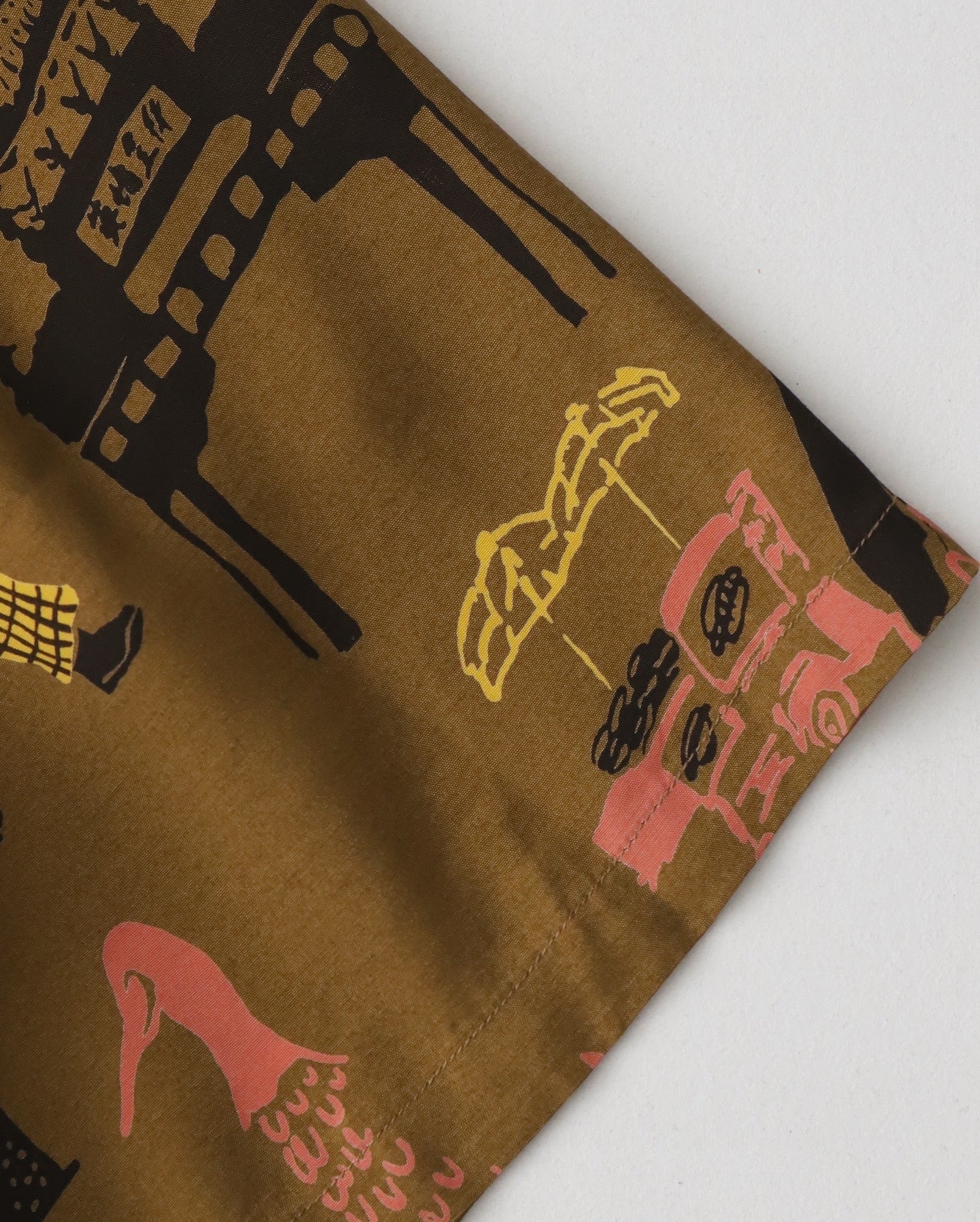 SOUVENIR SHIRT LOS ANGELES BROWN