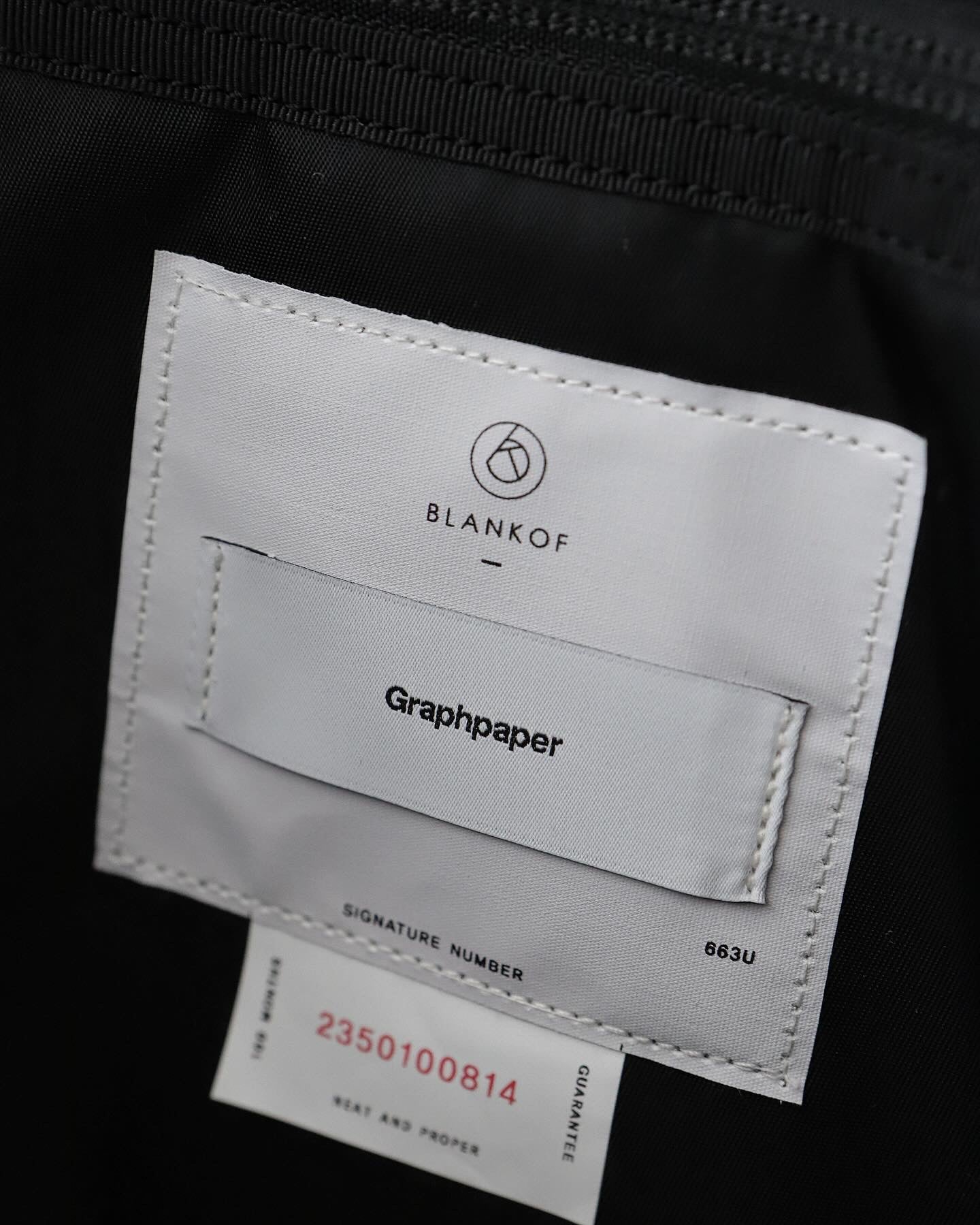 BLANKOF for Graphpaper｜LARGE CRESCENT BAG