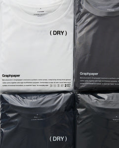 Graphpaper DRY 2-PACK CREW NECK TEE – NCNR ONLINE STORE