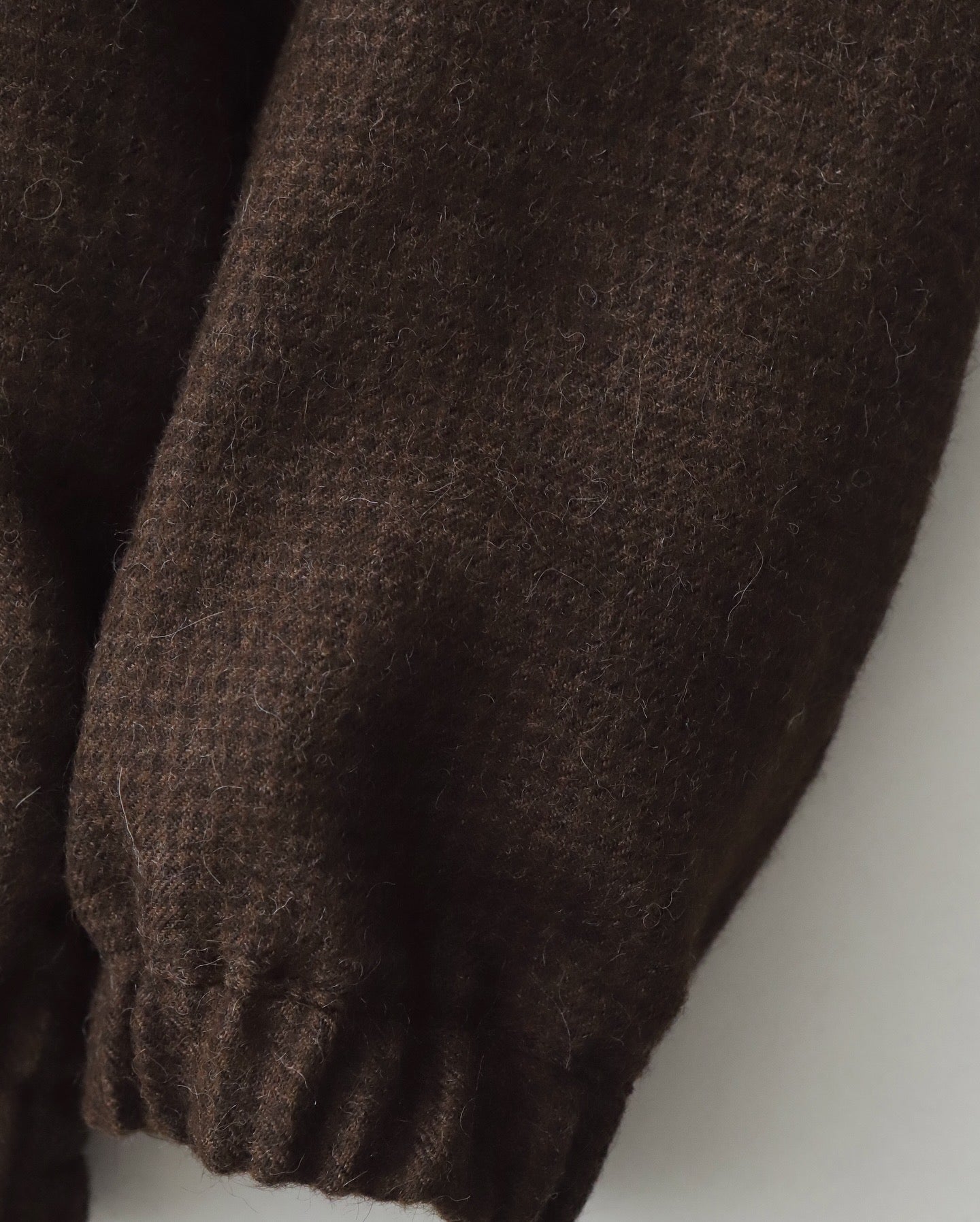 ALPACA HOUND TOOTH HARRINGTON JACKET