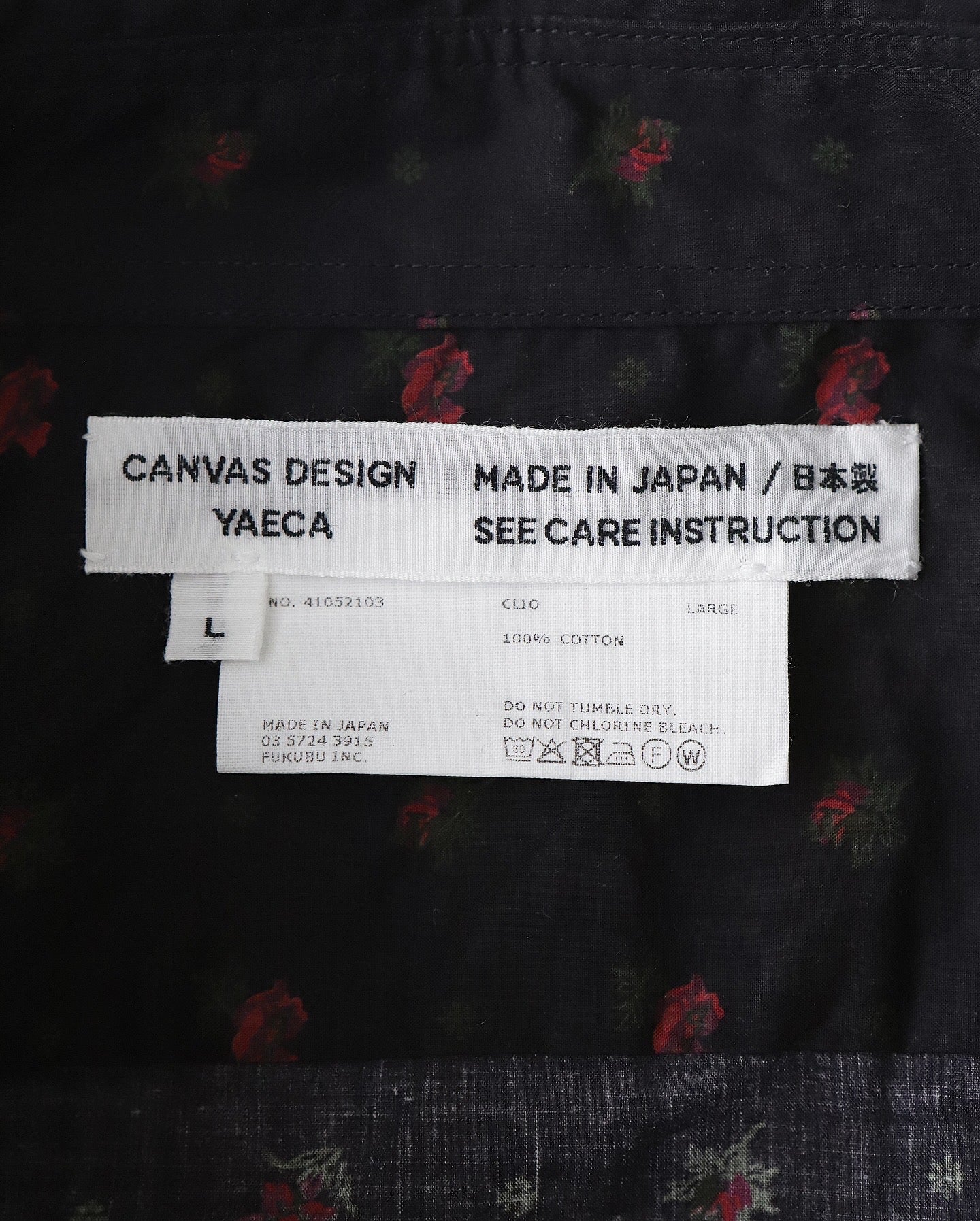 BUTTON SHIRT｜LIBERTY FABRIC