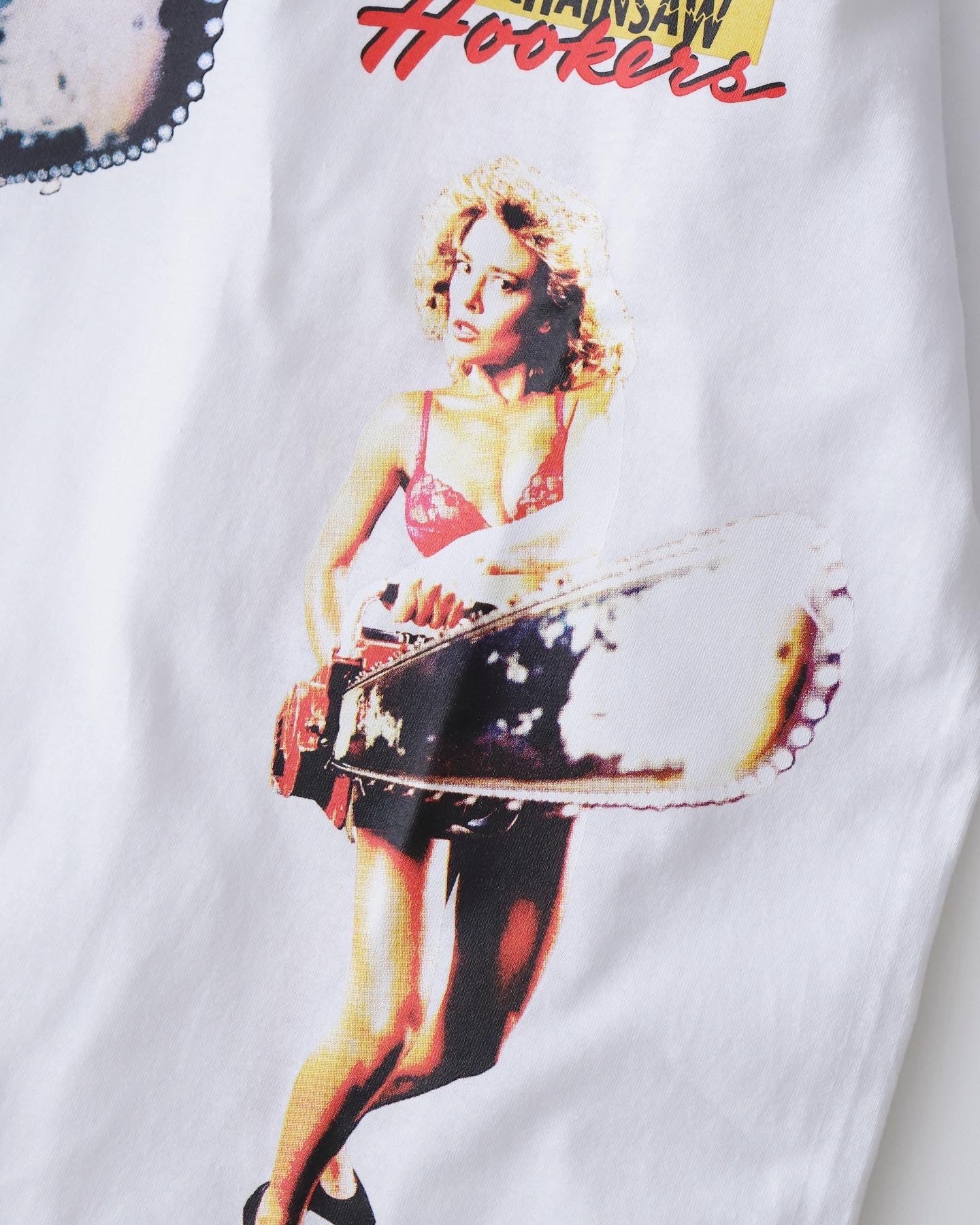 HOLLYWOOD CHAINSAW HOOKERS / CREW NECK T-SHIRT