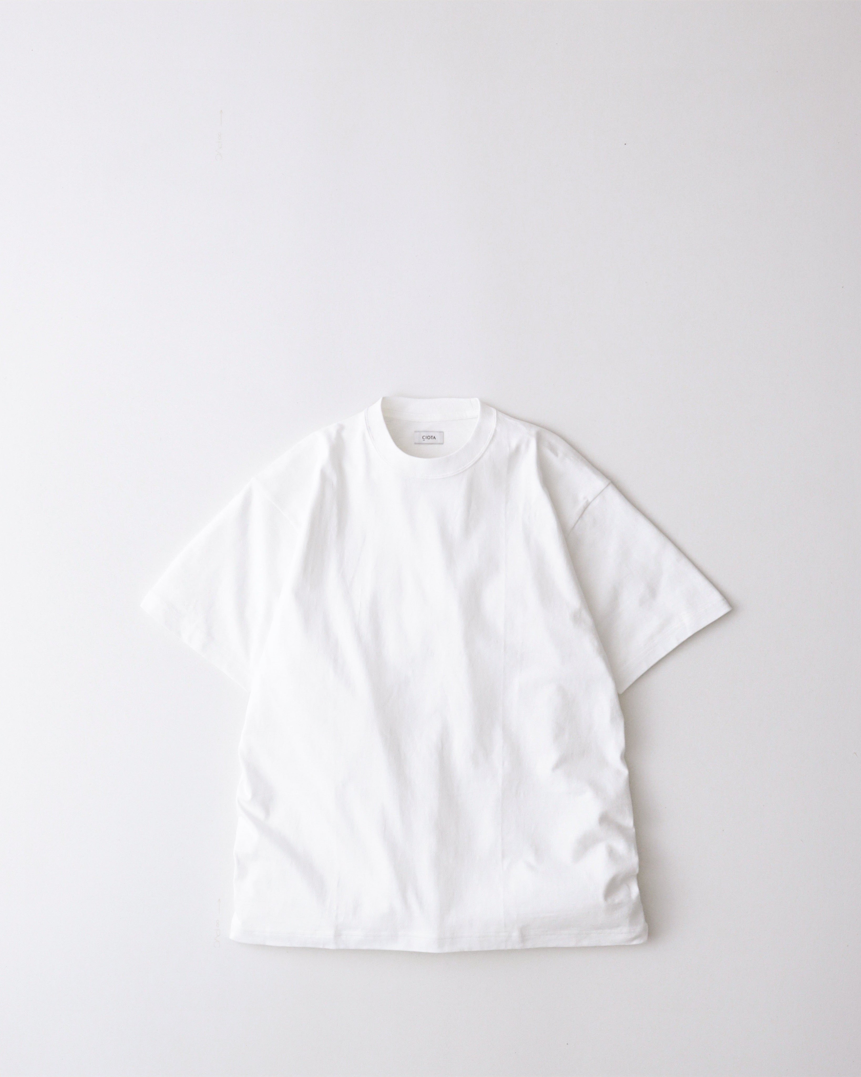 ciota Recycle Cotton T-shirt White×Black CIOTA RECYCLE COTTON 2 PACK T-SHIRT – NCNR ONLINE STORE