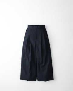 WOOL TROPICAL WIDE EASY PANTS（WOMEN）
