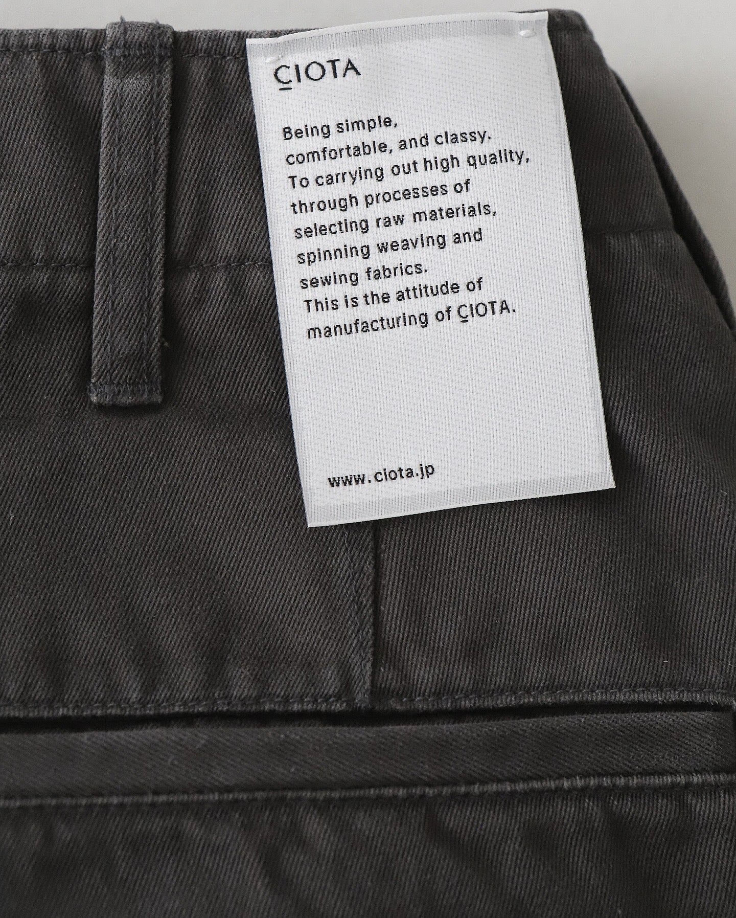 WEAPON CHINO CLOTH PANTS（45KHAKI / STONE WASH）