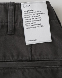 WEAPON CHINO CLOTH PANTS（45KHAKI / STONE WASH）