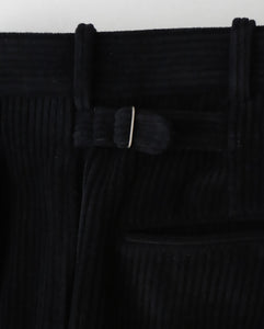 WOOL CORDUROY WIDE TAPERED TROUSERS