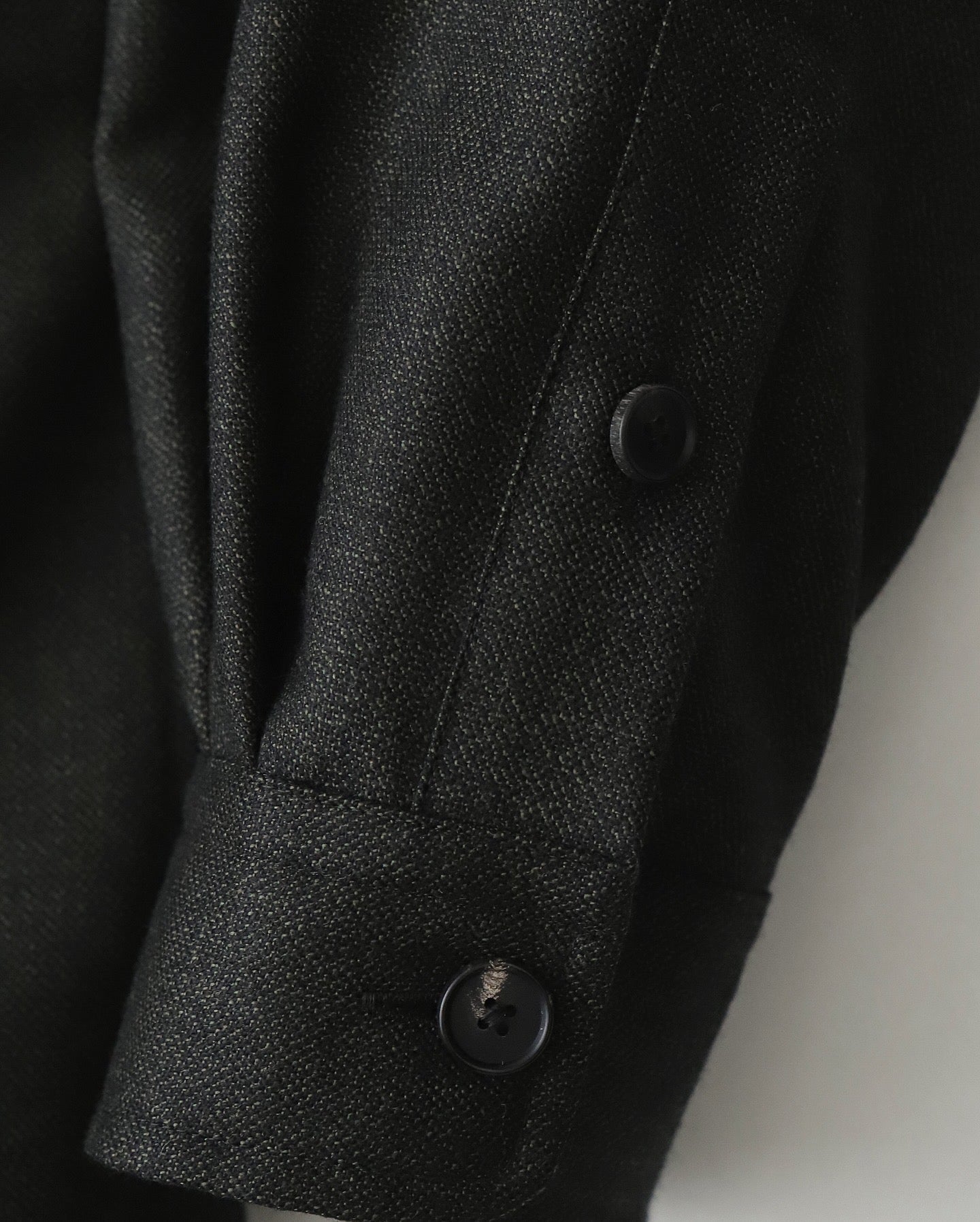 COLLARLESS OVER SHIRTS｜DORMEUIL VINTAGE SPORTEX