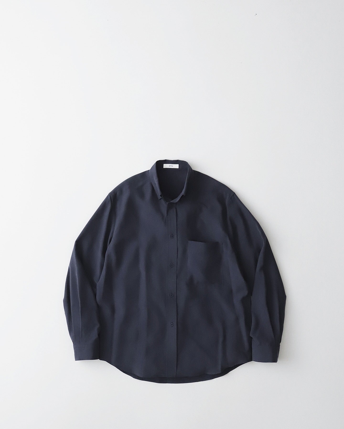 SILK SUEDE BUTTON DOWN SHIRT（WOMEN）