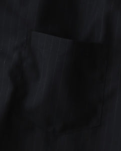 RE-ENGINEERED OVERSHIRT SHORT SLEEVE BLACK STRIPE