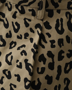 DICKIES / LEOPARD PLEATED SHORT TROUSERS