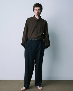 TWIST WOOL WASHER OVERSIZED SHIRT