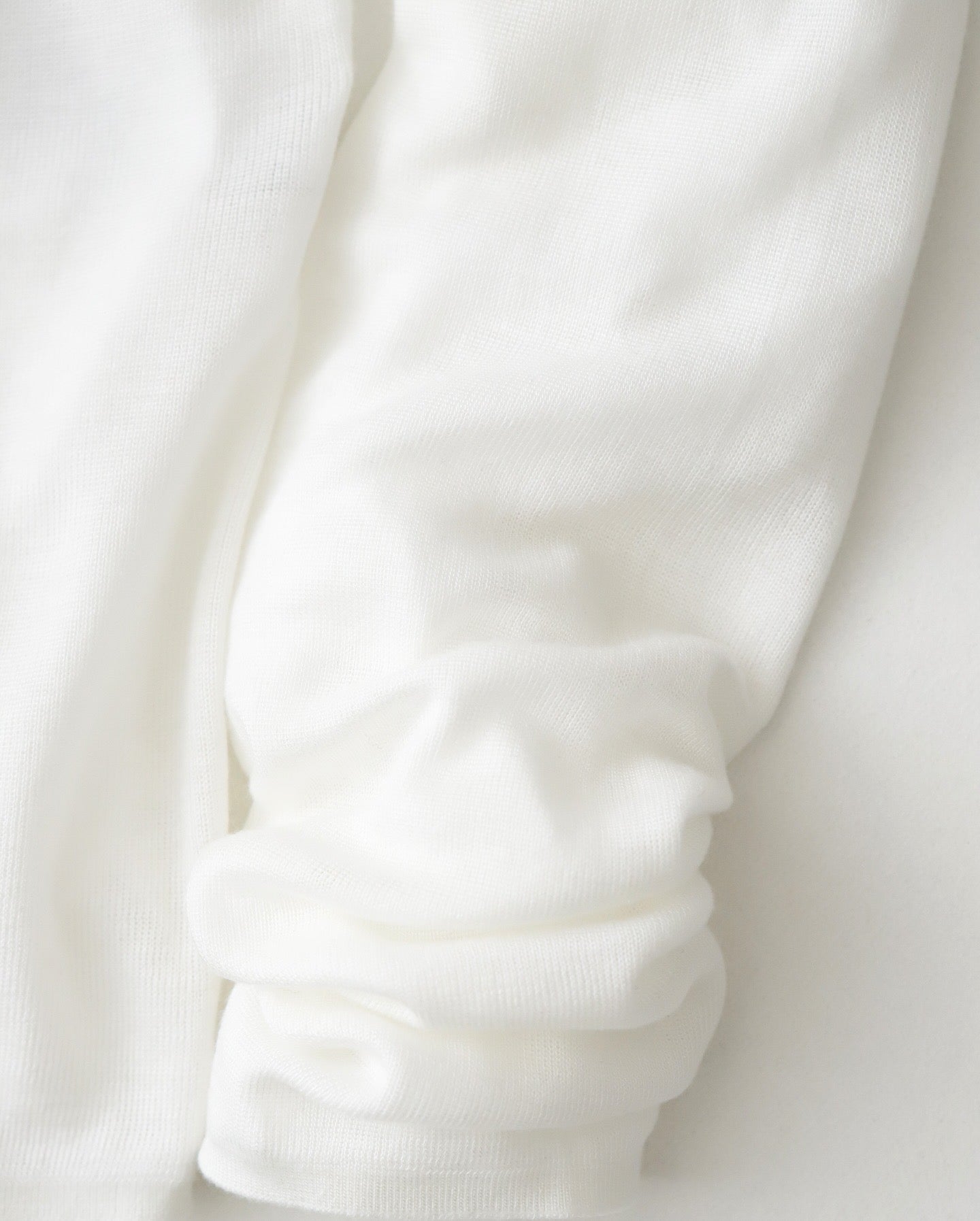 SILK BLENDED CIRCULAR RIB HENRYNECK SWEATER（WOMEN）