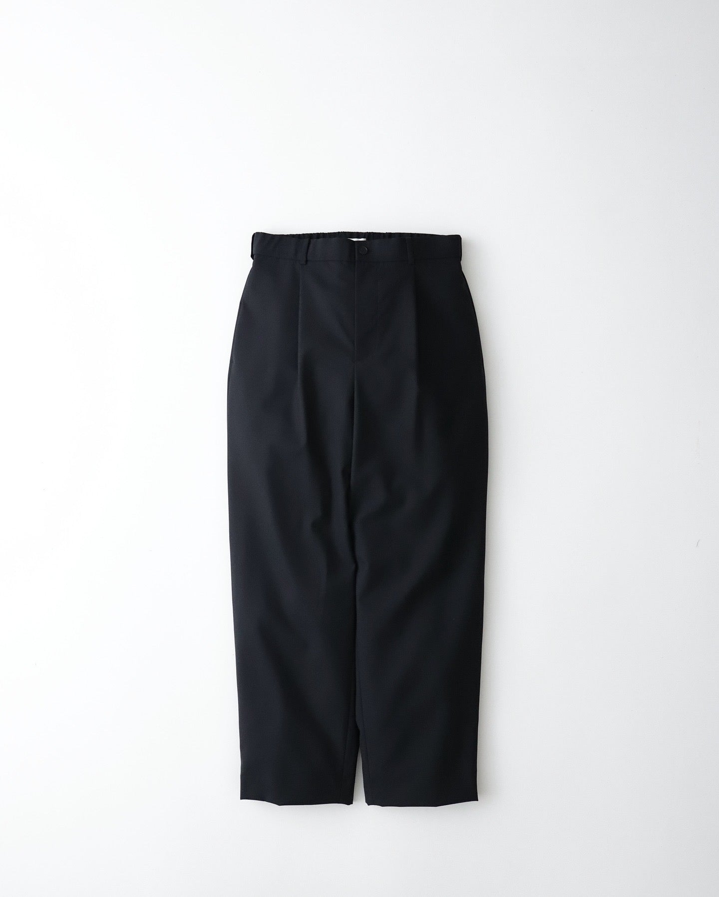 WOOL TROPICAL LOOSE FIT PANTS