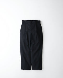 WOOL TROPICAL LOOSE FIT PANTS