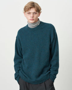 WOOL MOHAIR CREWNECK SWEATER