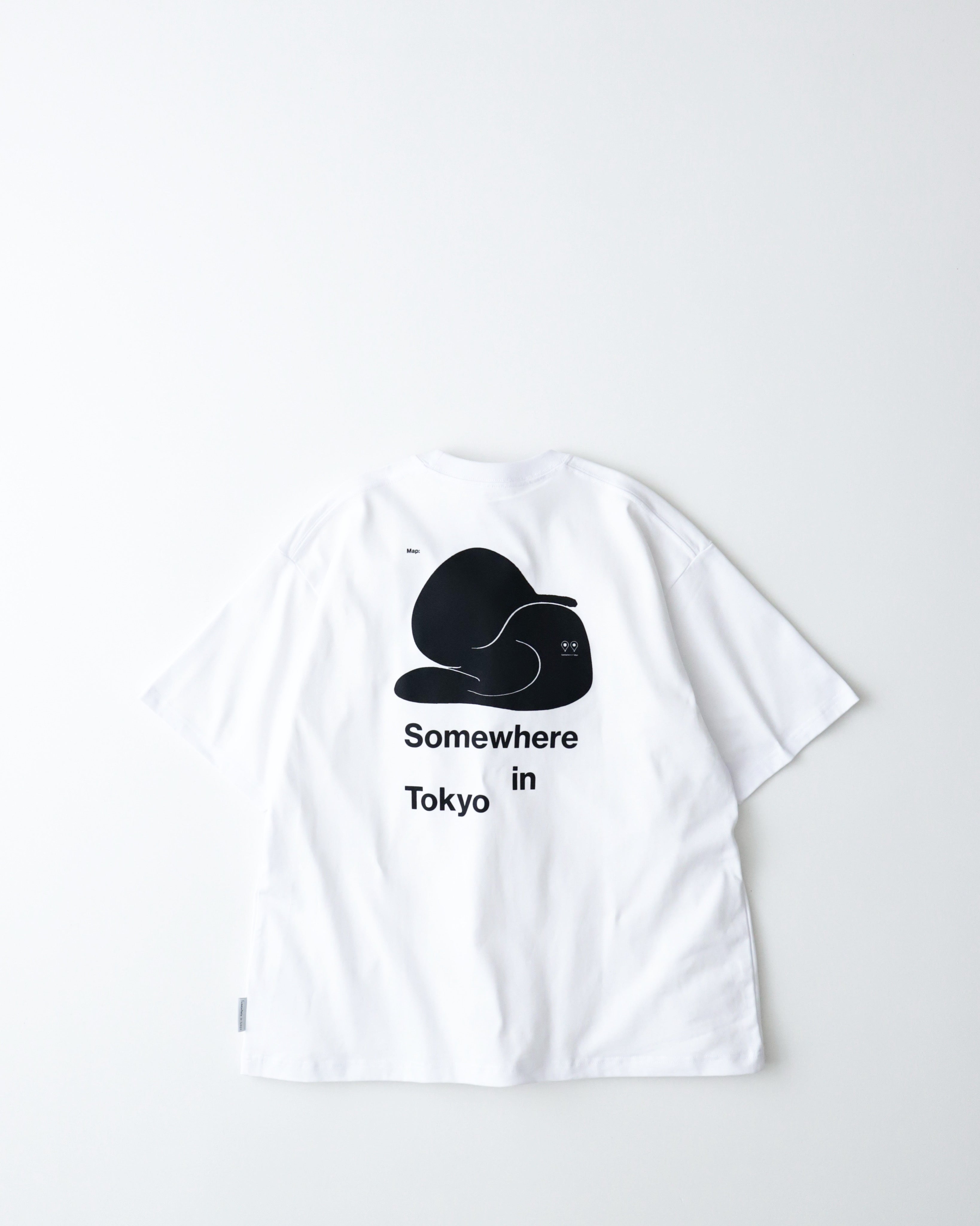 SOMEWHERE MAP TEE / DESIGNED BY KAMIKENE