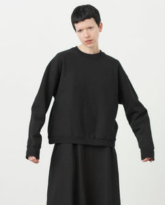 GARMENT DYE URAKE OVERSIZED SWEAT SHIRT