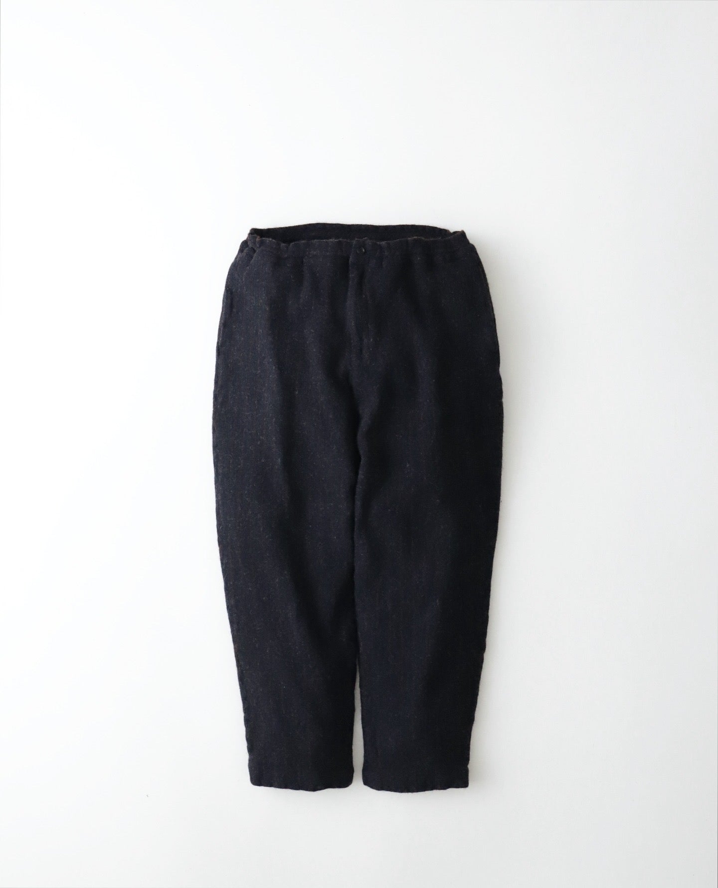 SHARKSKIN STRIPE FULLING EASY PANTS