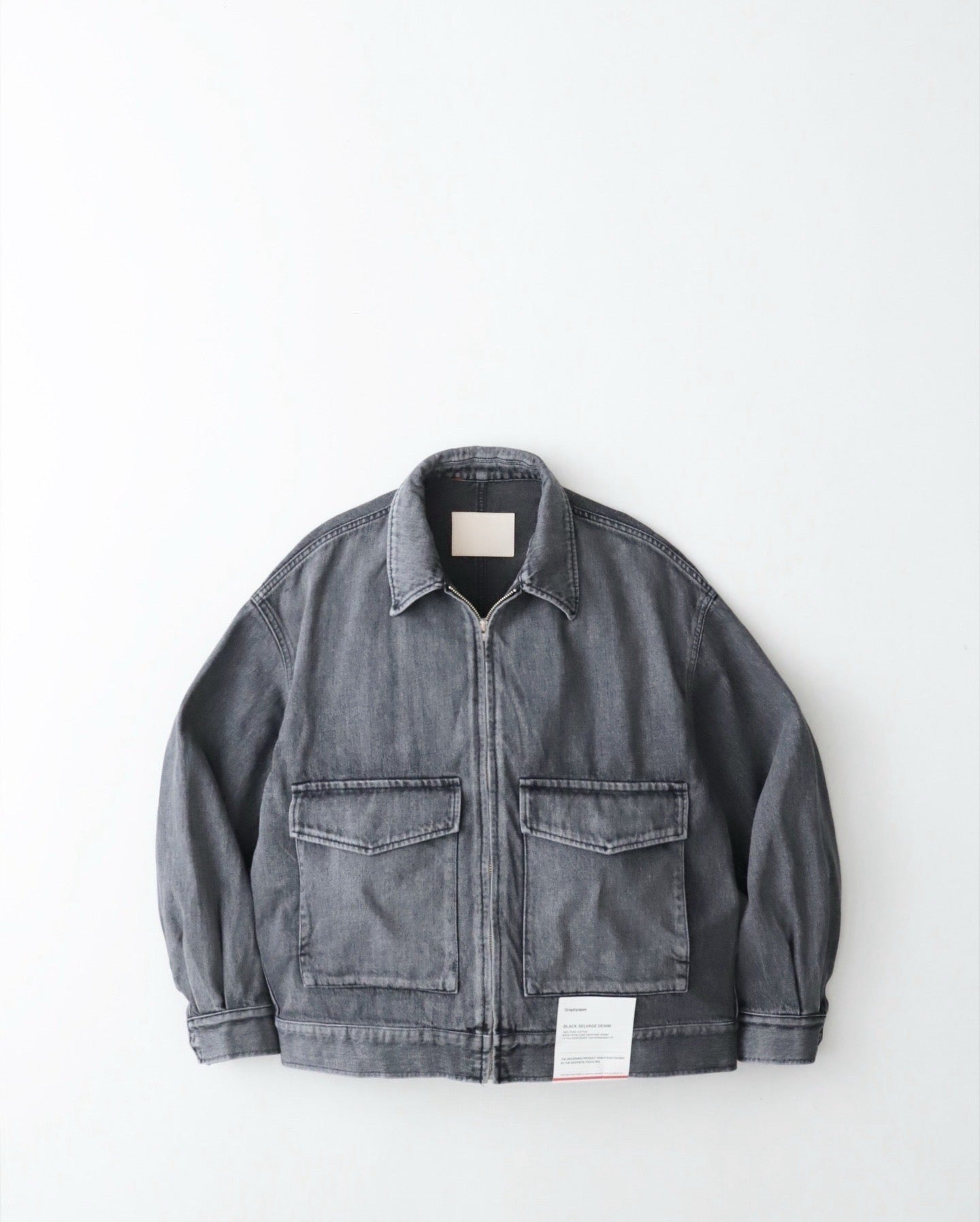 Graphpaper SELVAGE DENIM ZIP JACKET – NCNR ONLINE STORE